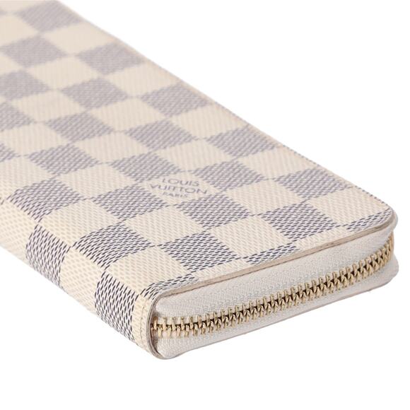 Louis Vuitton Clemence Damier Azur Long Wallet N61264 Rose Ballerine - Picture 5 of 5